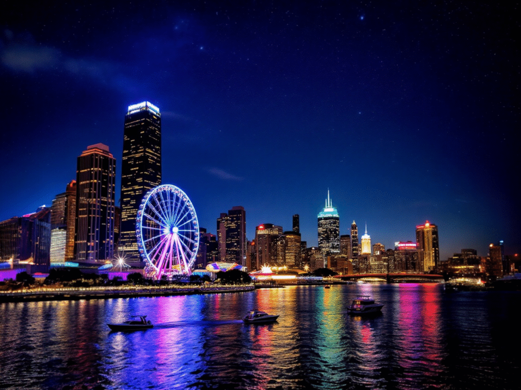 Chicago skyline and waterfront