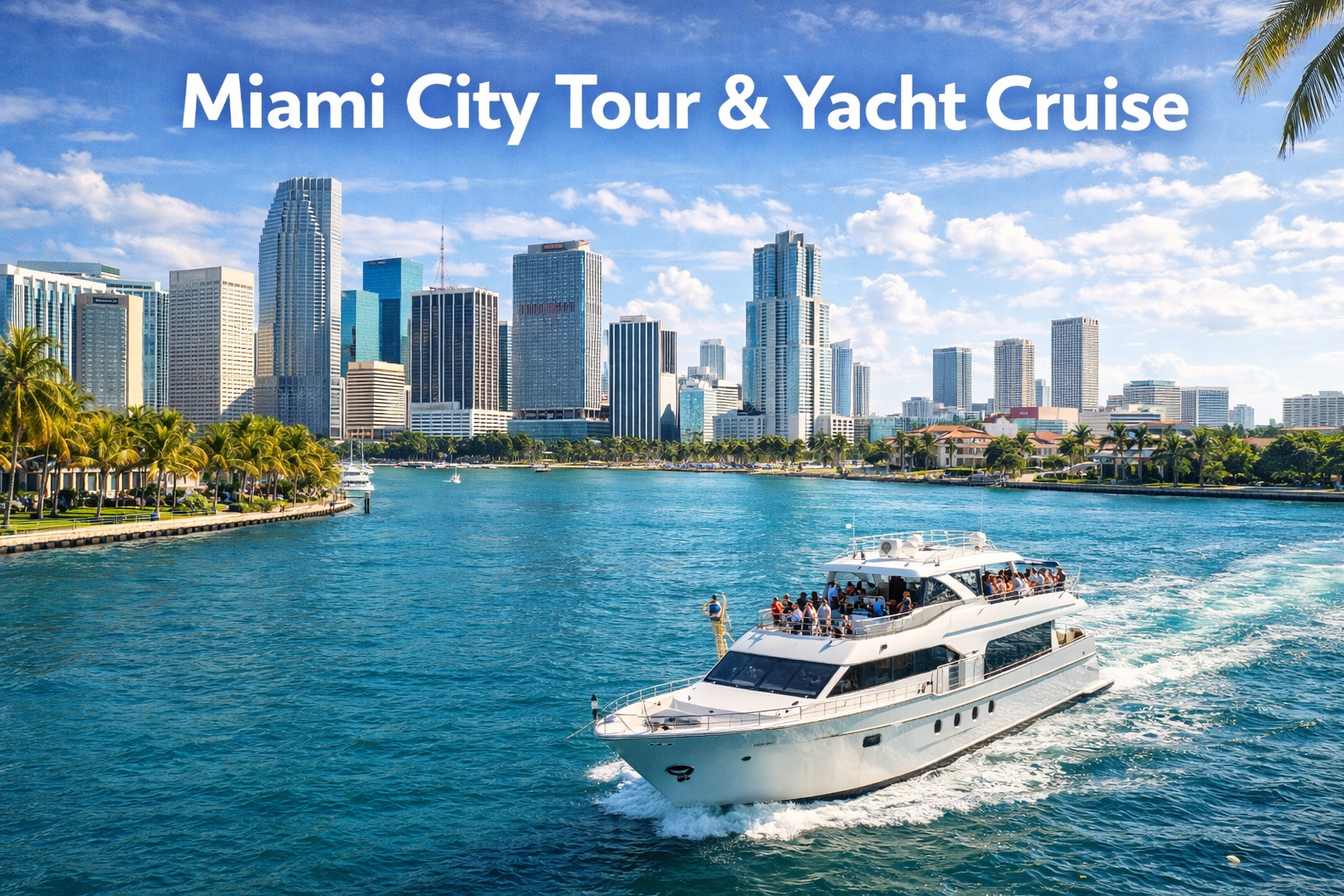 Miami City Tour & Yacht Cruise