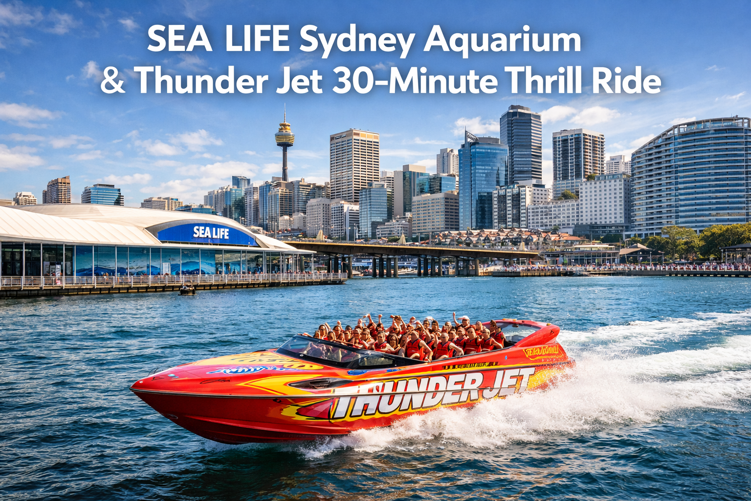 SEA LIFE Sydney Aquarium + Thunder Jet Ride