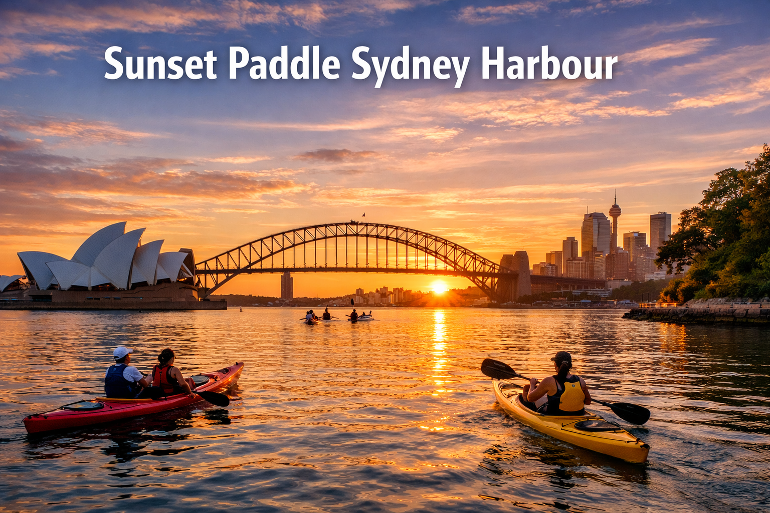 Sunset Paddle Sydney Harbour