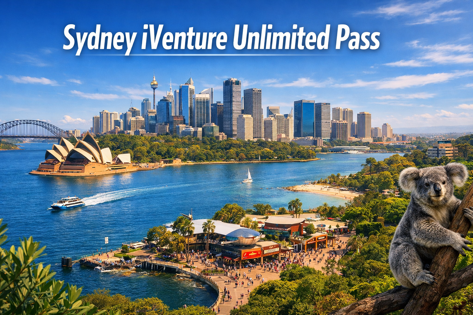 Sydney iVenture Unlimited Pass 25+ Attractions