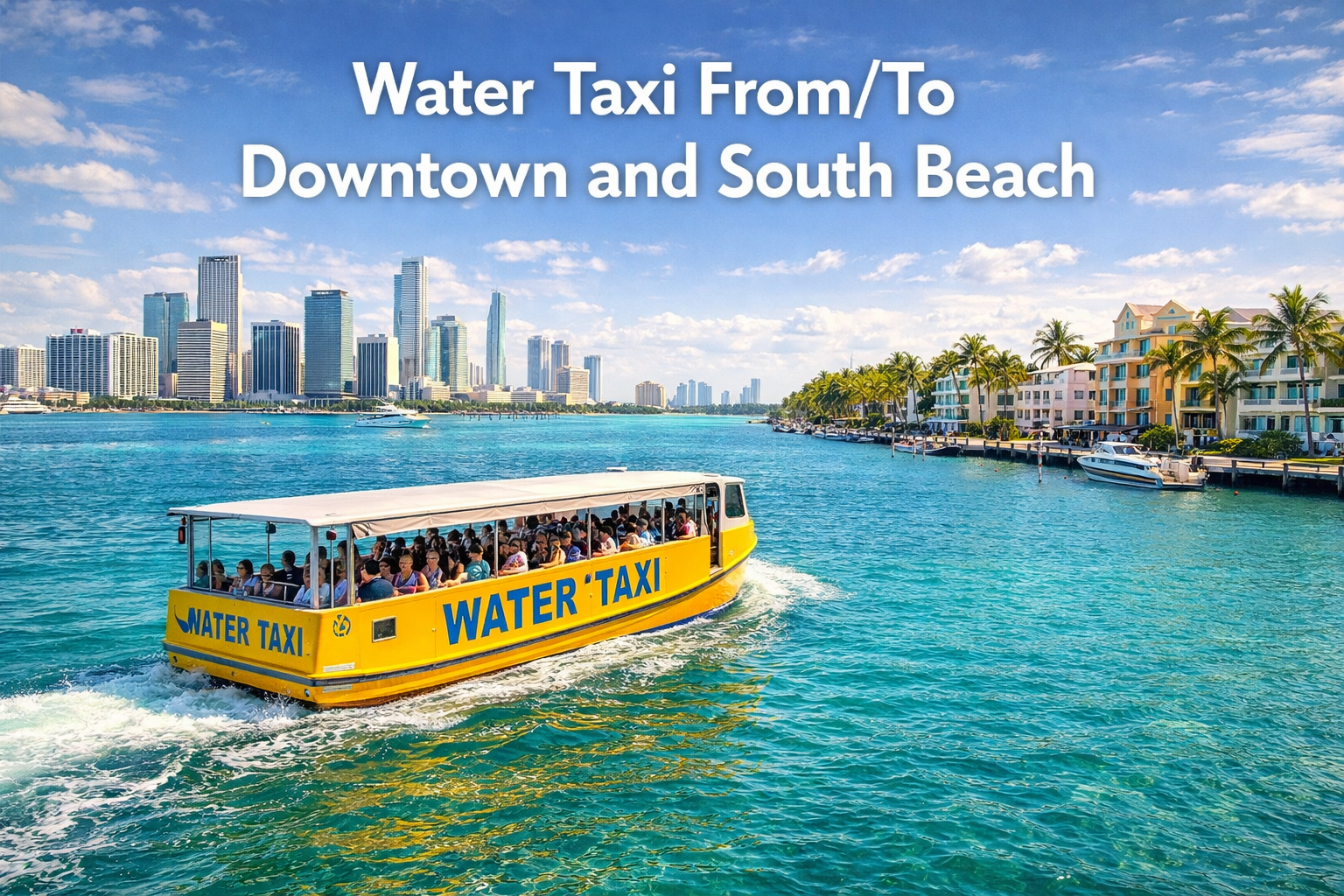 Miami Water Taxi Ride