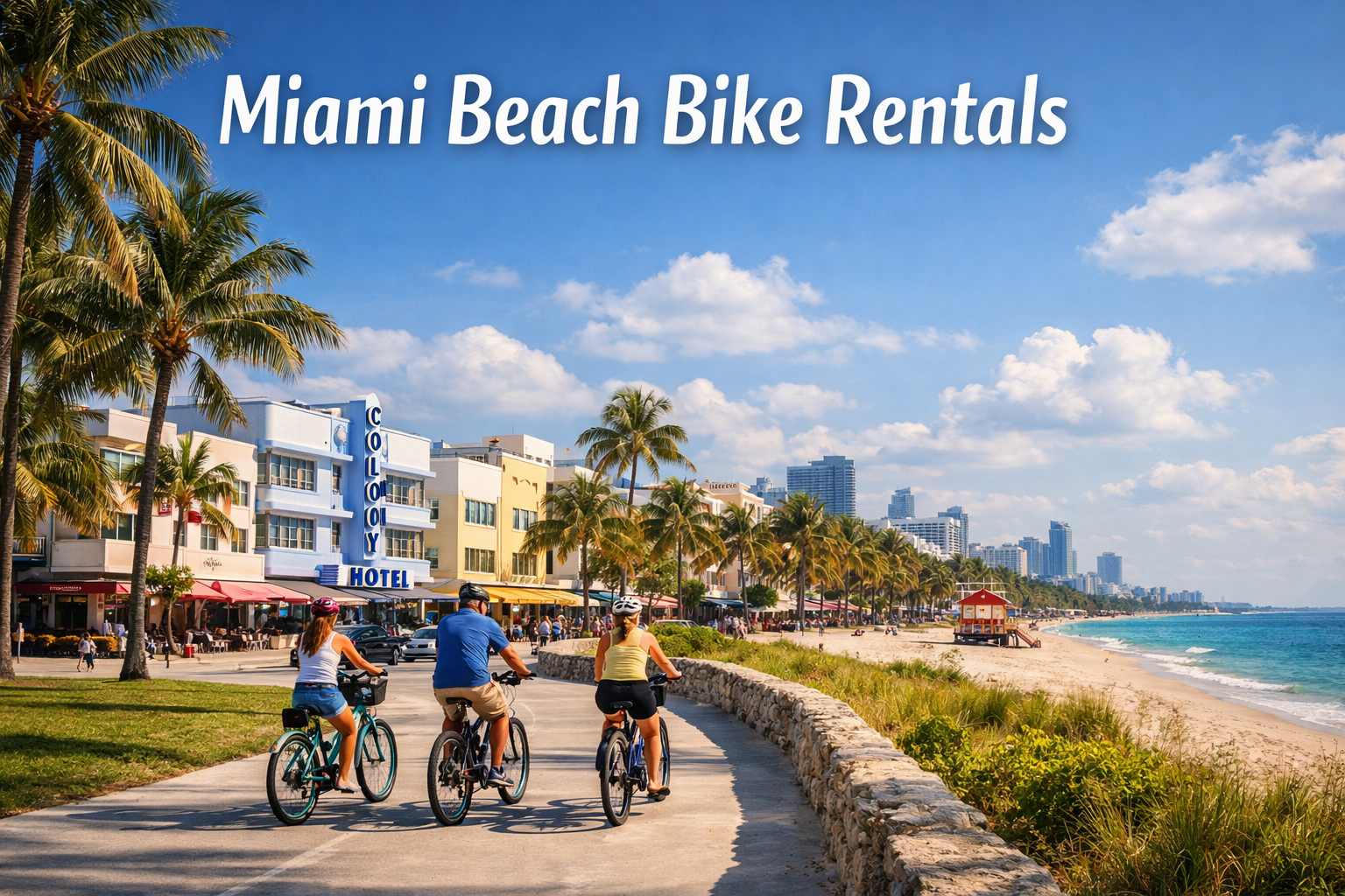 Miami Beach Bike Rentals Guide Ride Ocean Drive Like a Local
