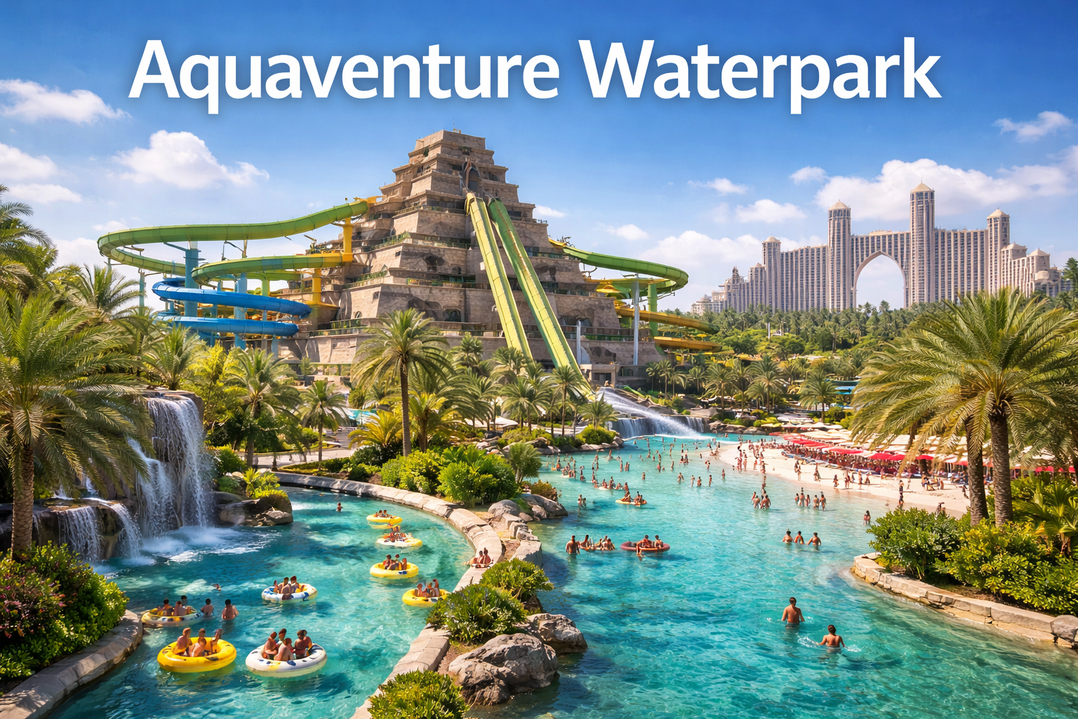 Aquaventure Waterpark Dubai Tickets: Full-Day Pass Adventure