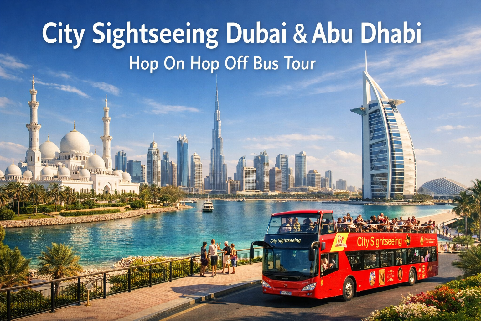City Sightseeing Dubai & Abu Dhabi Hop On Hop Off Bus Tour