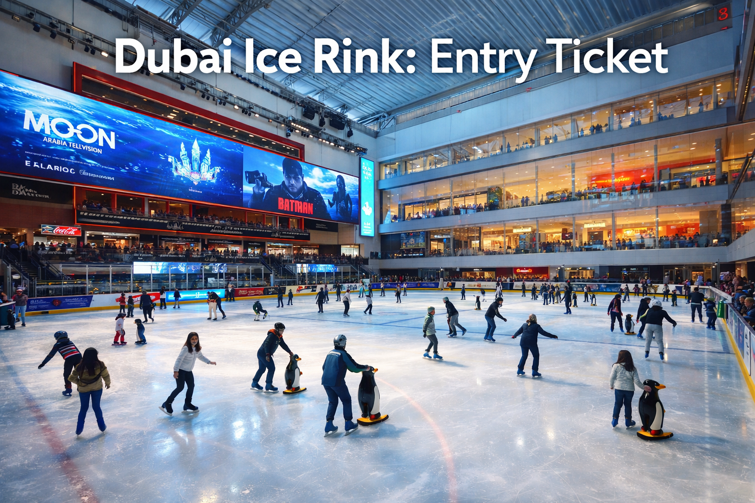 Dubai Ice Rink Entry Ticket Experience
