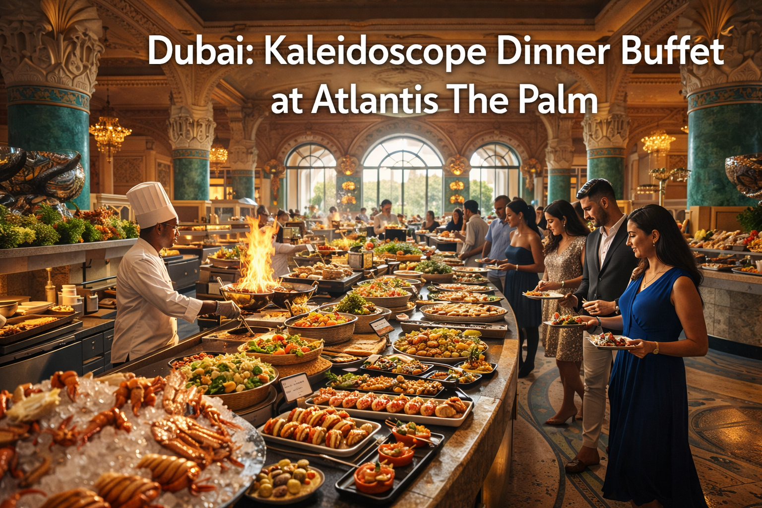 Dubai Kaleidoscope Dinner Buffet at Atlantis The Palm