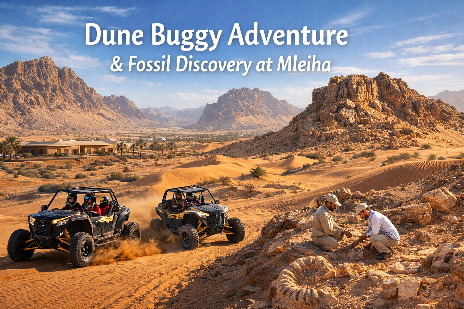 Dune Buggy Adventure & Fossil Discovery at Mleiha