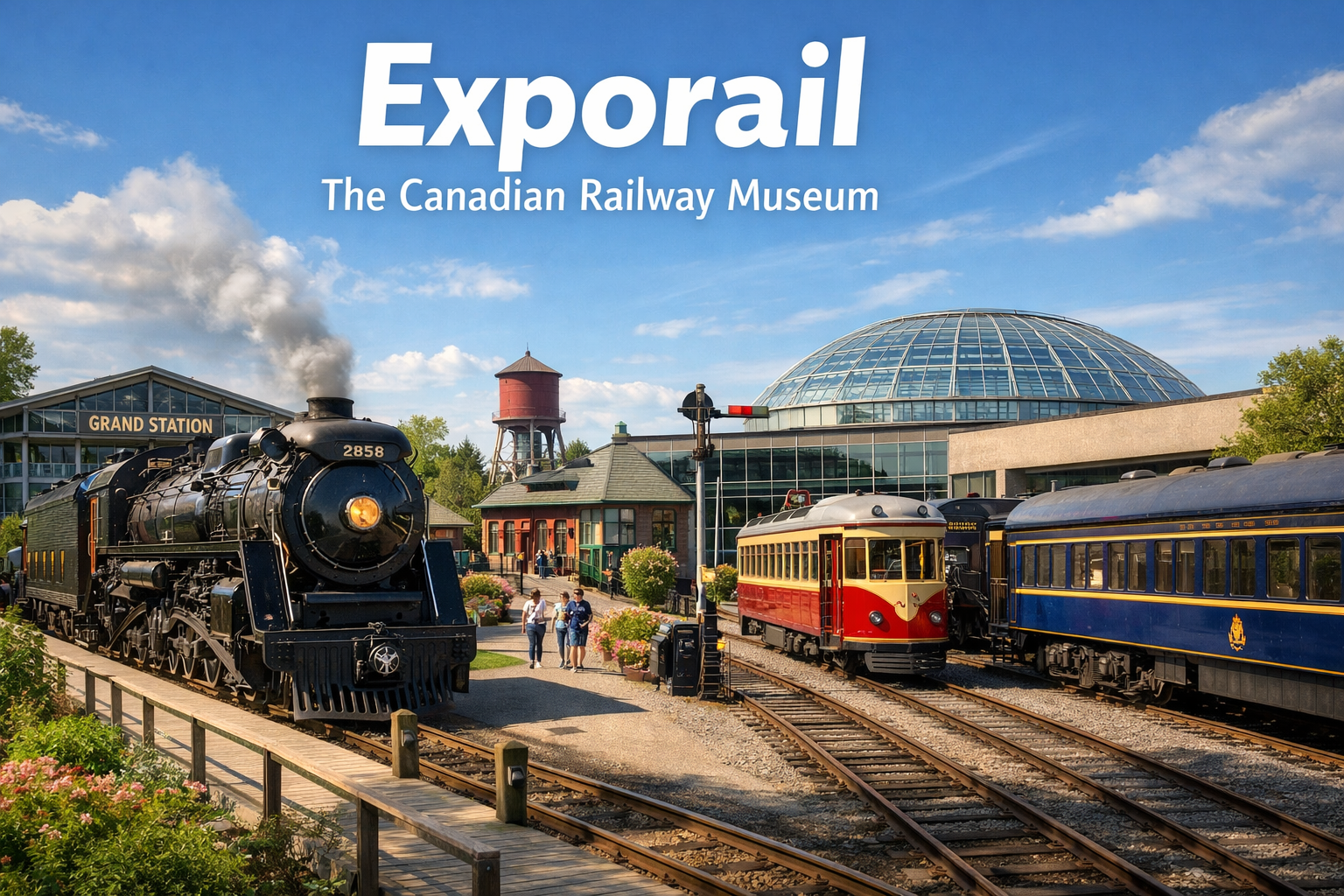 Exporail Canadian Railway Museum Entry Ticket
