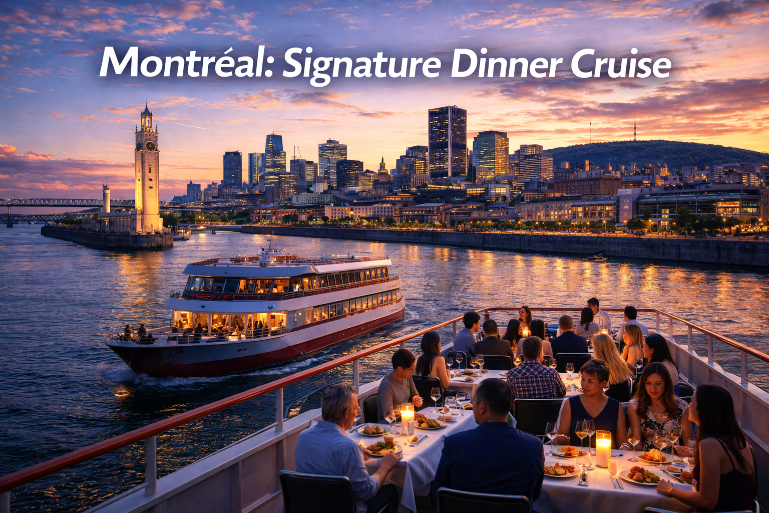Montreal: Signature Dinner Cruise