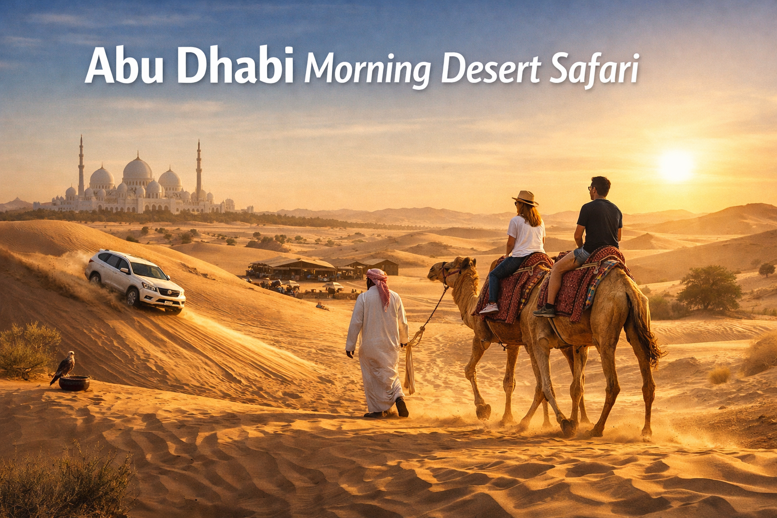 Abu Dhabi: Morning Desert Safari Tour