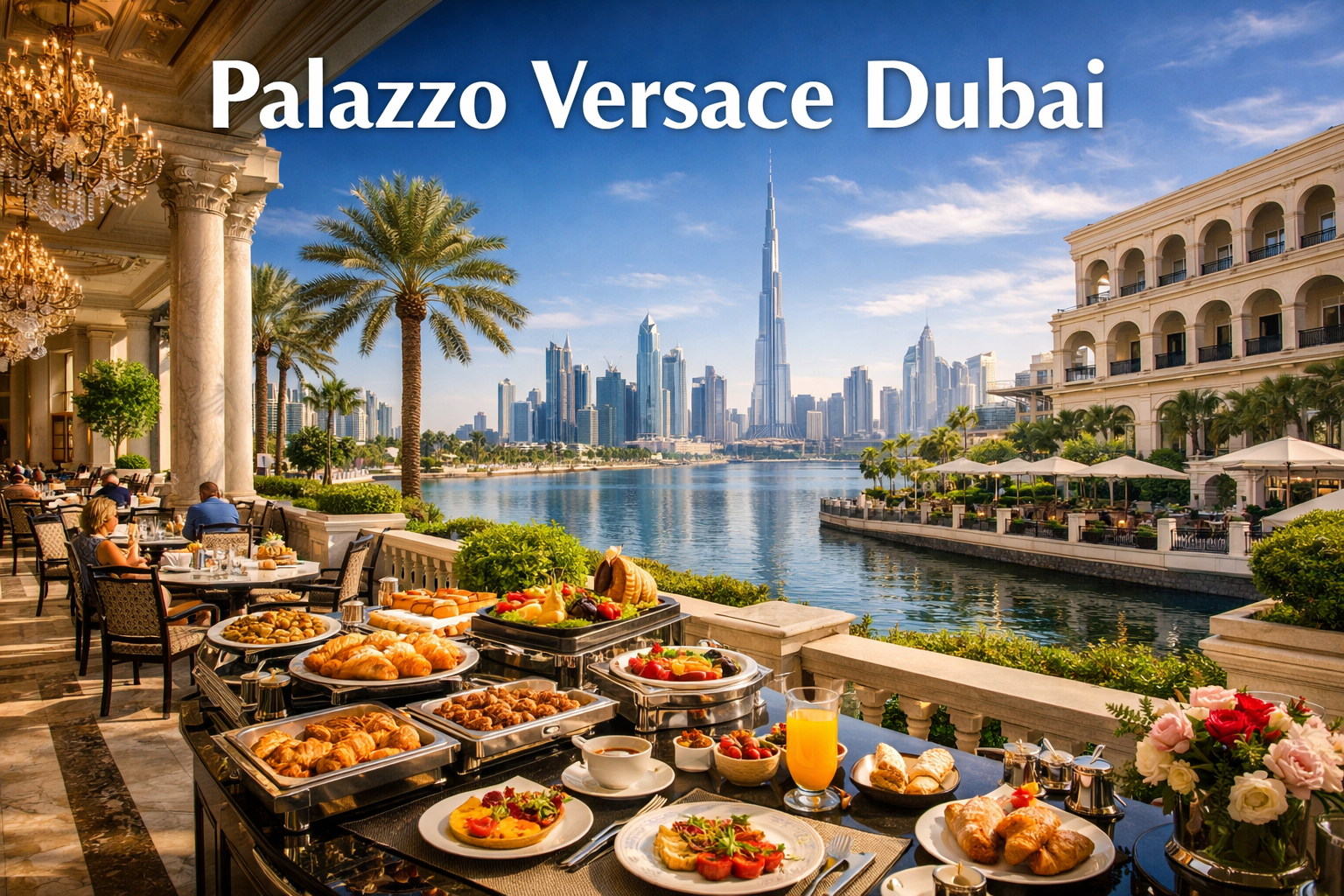 Palazzo Versace Dubai Breakfast Buffet Experience