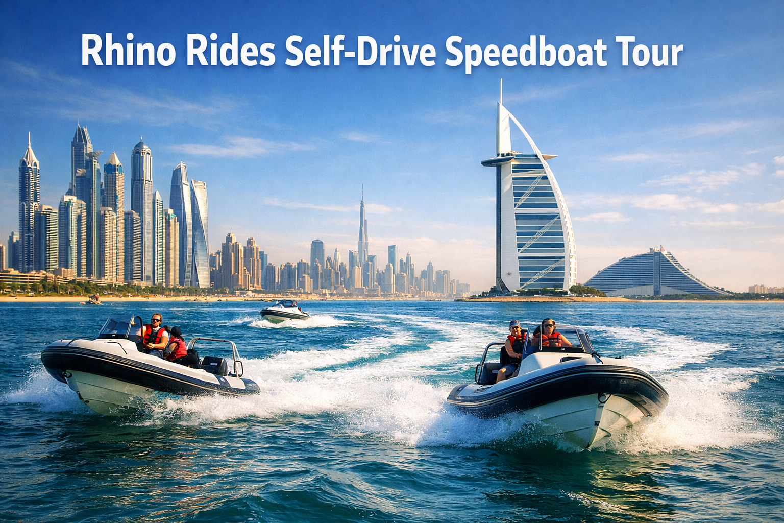 Rhino Rides Self-Drive Speedboat Tour