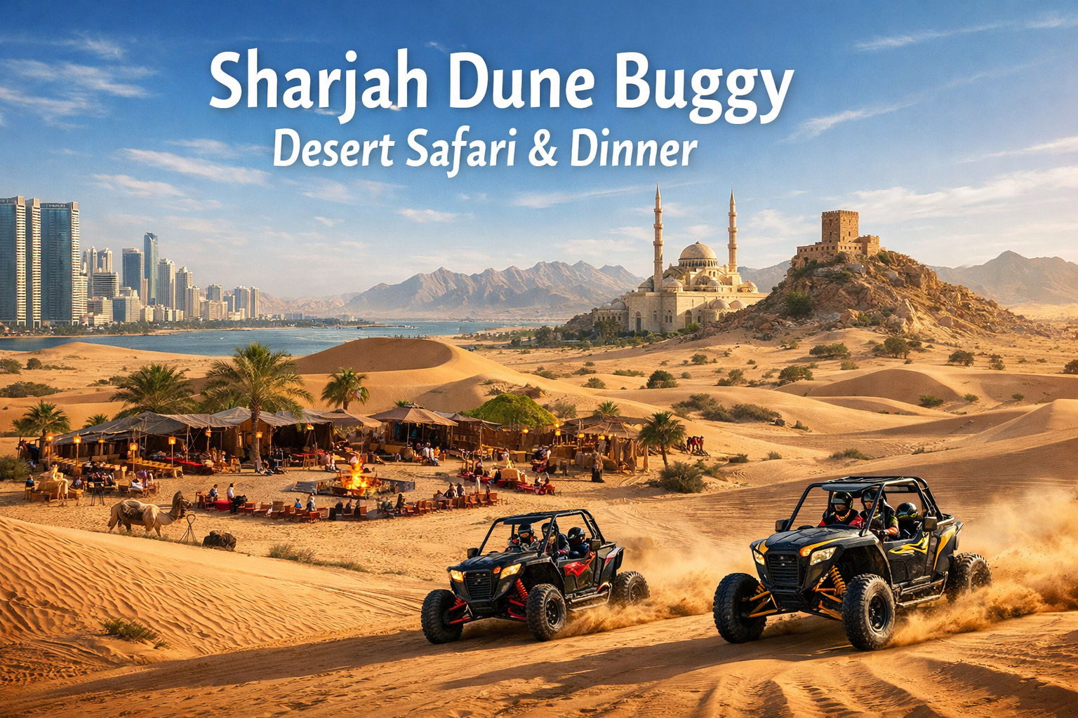 Sharjah Dune Buggy Desert Safari with Dinner