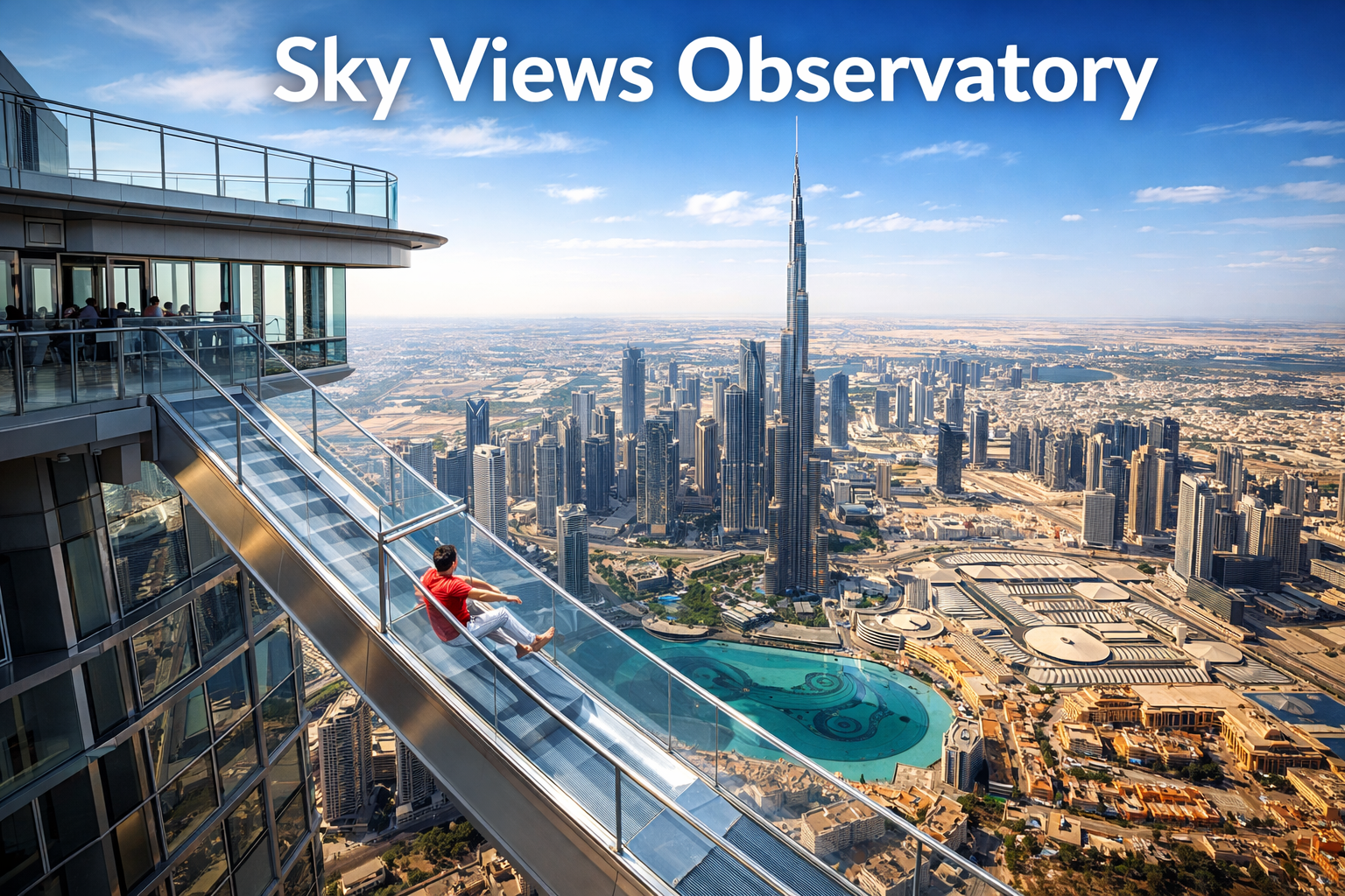 Sky Views Observatory Dubai: Entry Ticket & Thrilling Glass Slide Experience