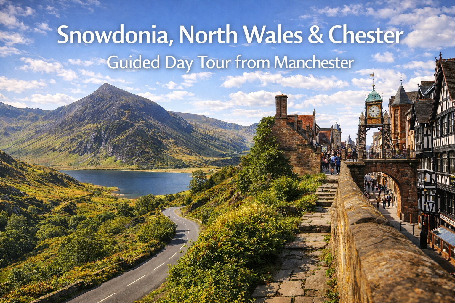 Snowdonia North Wales and Chester Day Tour from Manchester