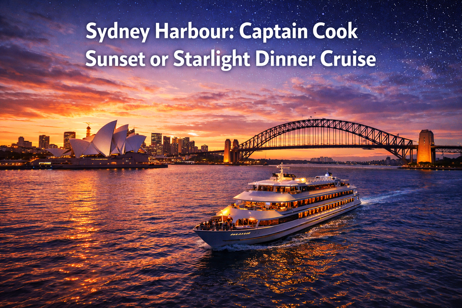 Captain Cook Sydney Dinner Cruise