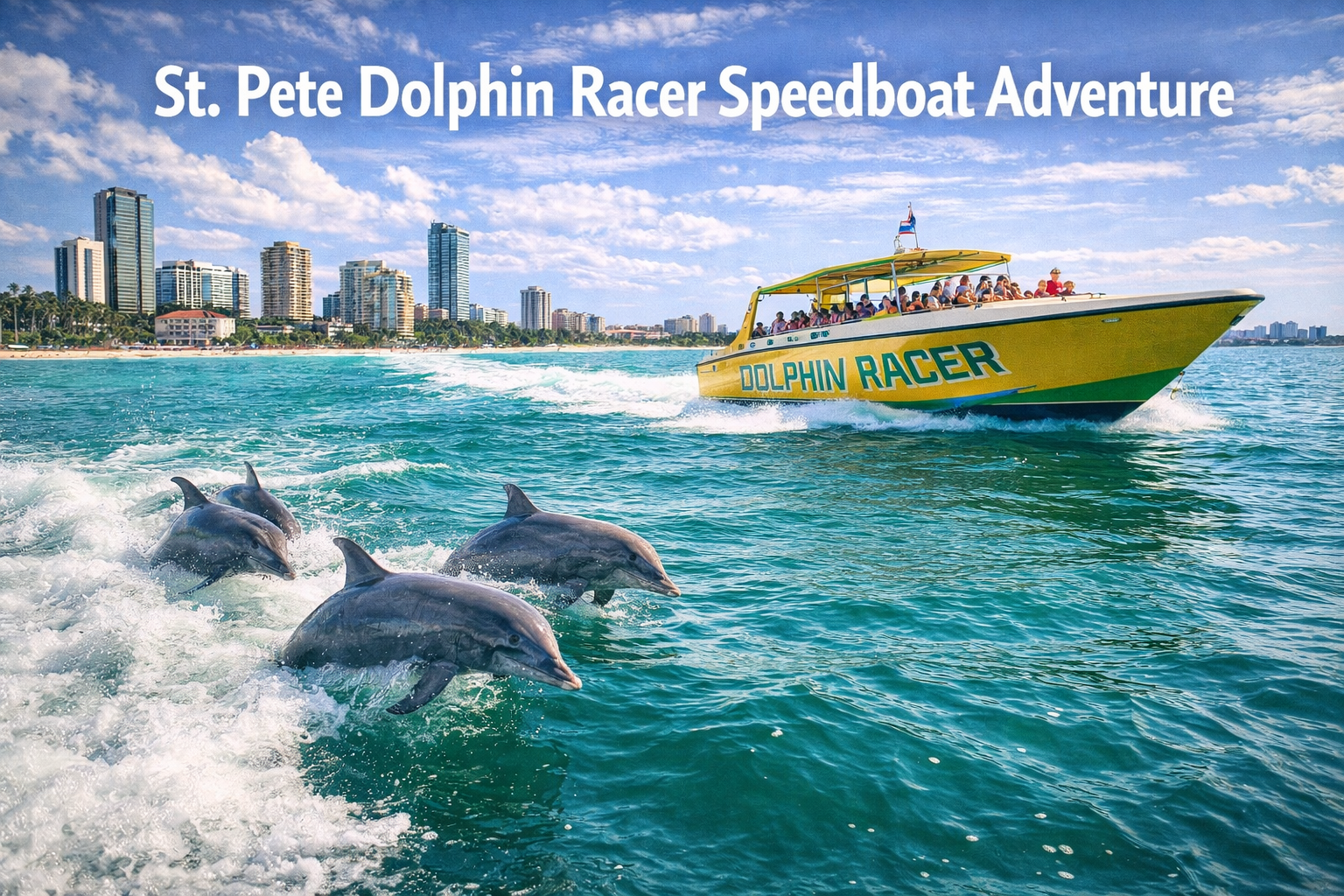 St. Pete Dolphin Racer Speedboat Adventure