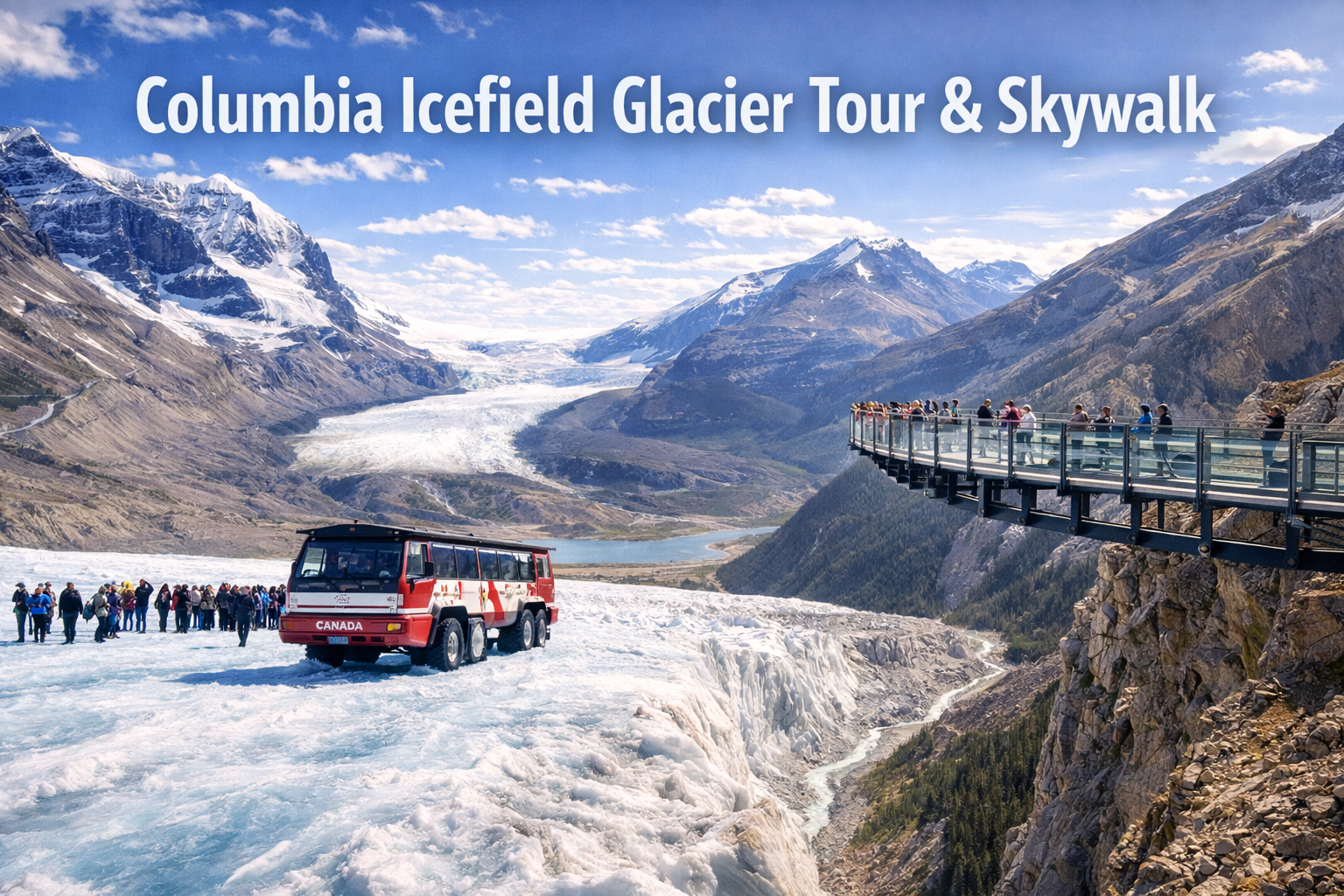 Columbia Icefield Glacier Tour & Skywalk