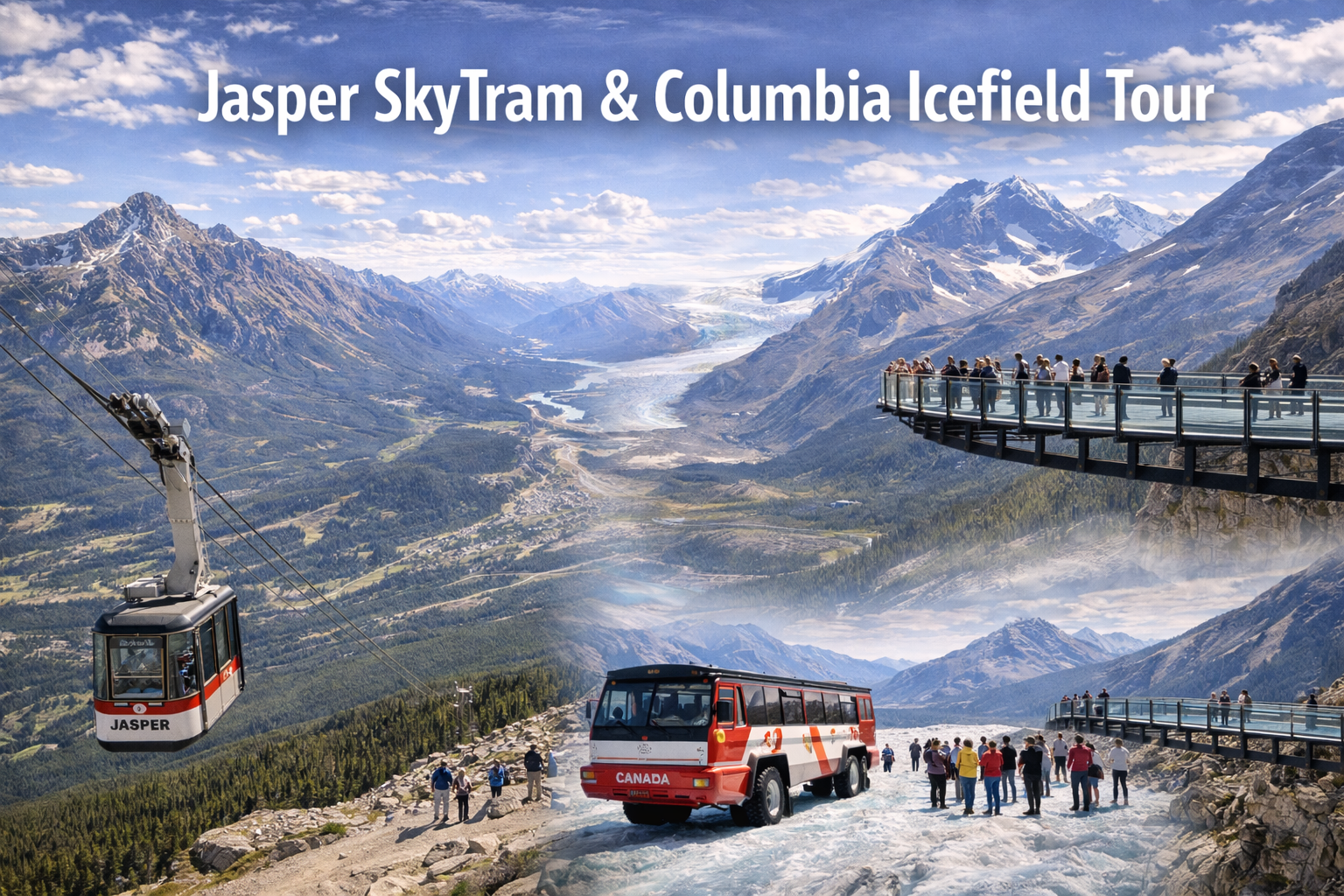 Jasper SkyTram & Columbia Icefield Tour