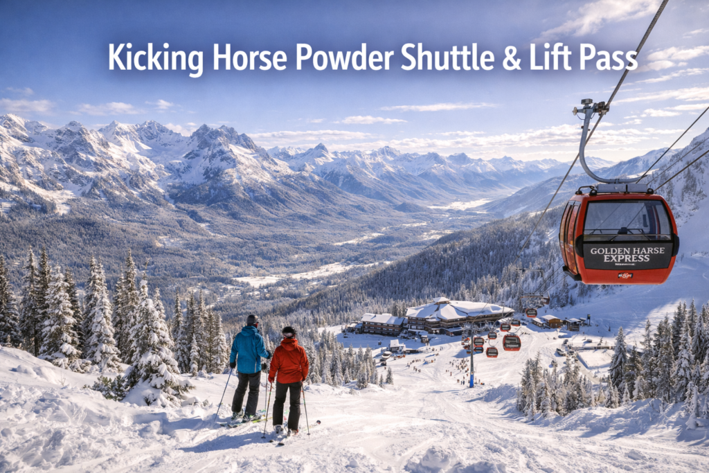 Kicking Horse Powder Shuttle & Lift Pass
